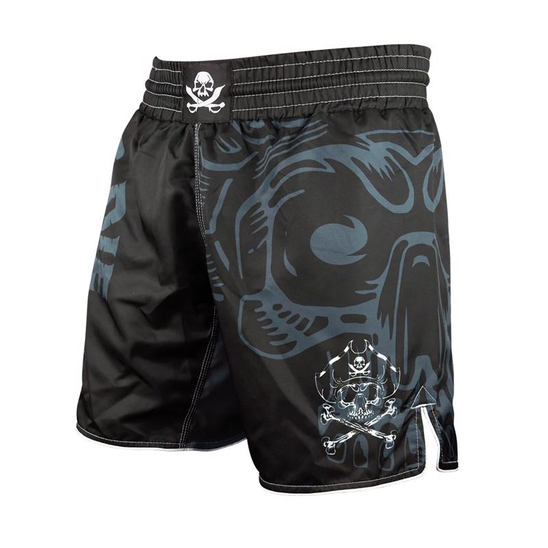 Pride Or Die Pirate v2 MMA Shorts - Black/grey